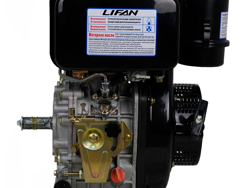 Двигатель Lifan Diesel 178FD, вал ?25мм, катушка 6 Ампер