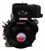 Двигатель Lifan Diesel 188FD, конусный вал, катушка 6 Ампер