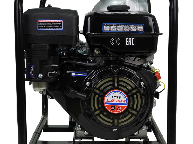 Мотопомпа Lifan 80SP Уценка (повреждение рамы)