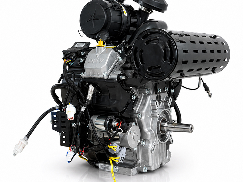 Двигатель Loncin H765i (LC2V80FD-EFI) (Е type) D25 (с механич.приводом дрос.засл)