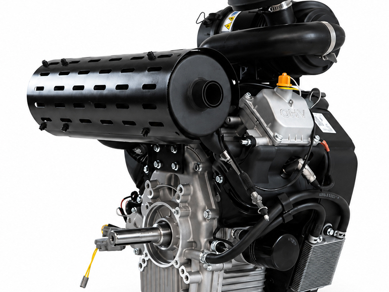 Двигатель Loncin H765i (LC2V80FD-EFI) (Е type) D25 (с механич.приводом дрос.засл)
