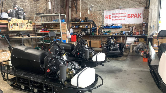 Сборка снегоходов с двигателем Loncin 30 л.с.