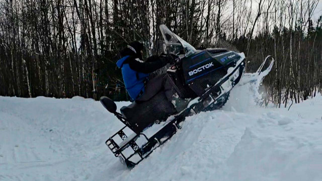 Хорошая проходимость по глубокому снегу