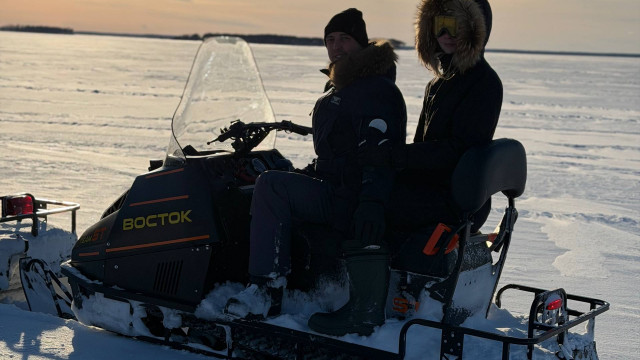 Семейный комфортный снегоход